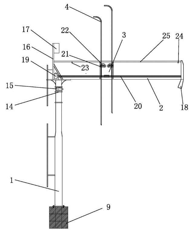 伸縮式扦樣機結構圖